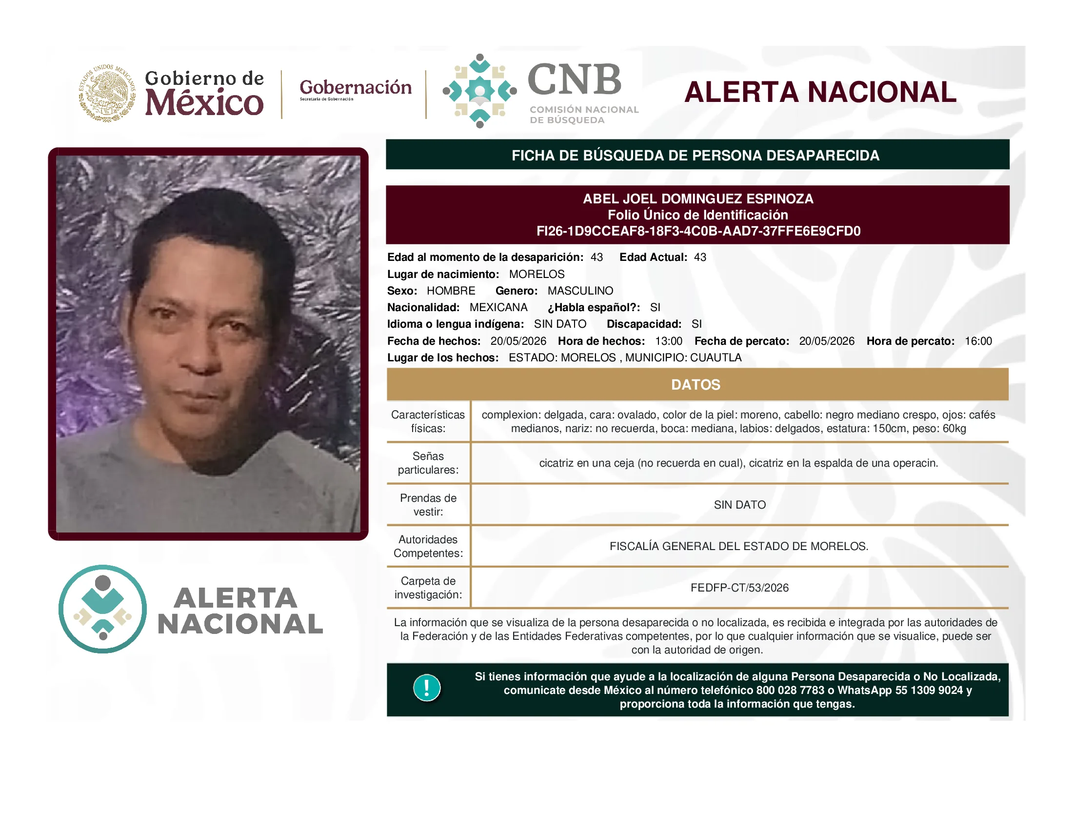Abel Joel Dominguez Espinoza