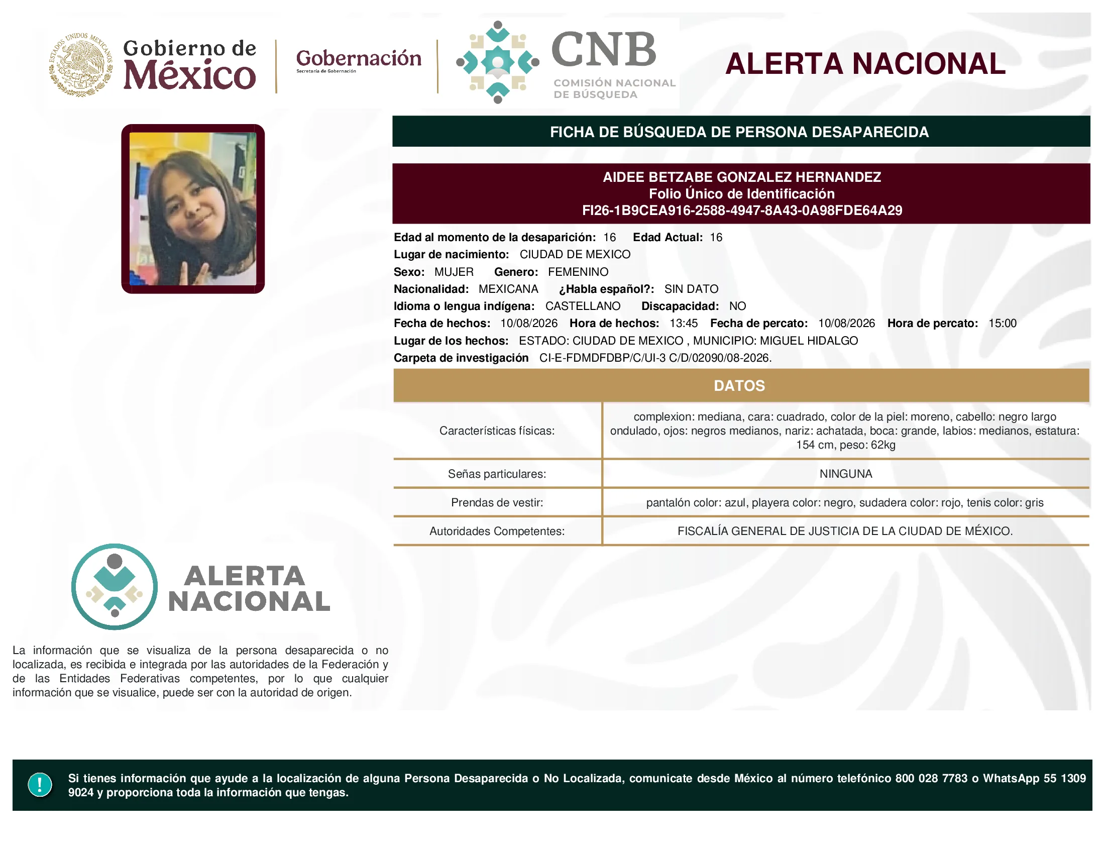 Aidee Betzabe Gonzalez Hernandez
