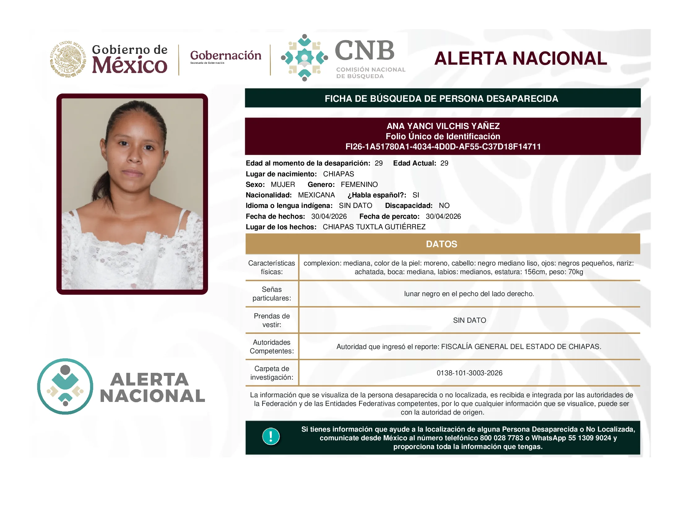 Ana Yanci Vilchis Yañez