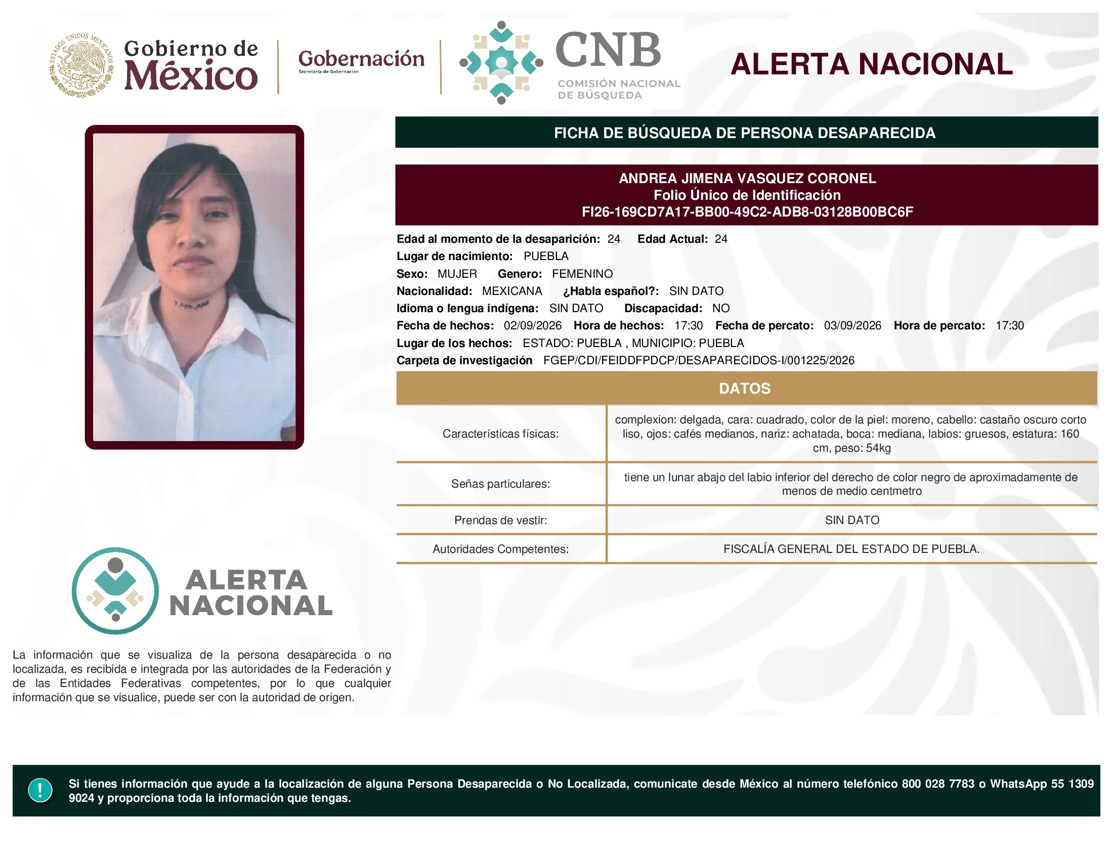 Andrea Jimena Vasquez Coronel