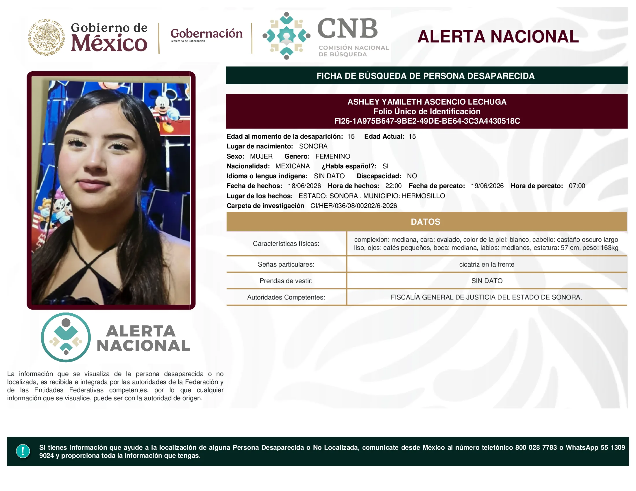 Ashley Yamileth Ascencio Lechuga