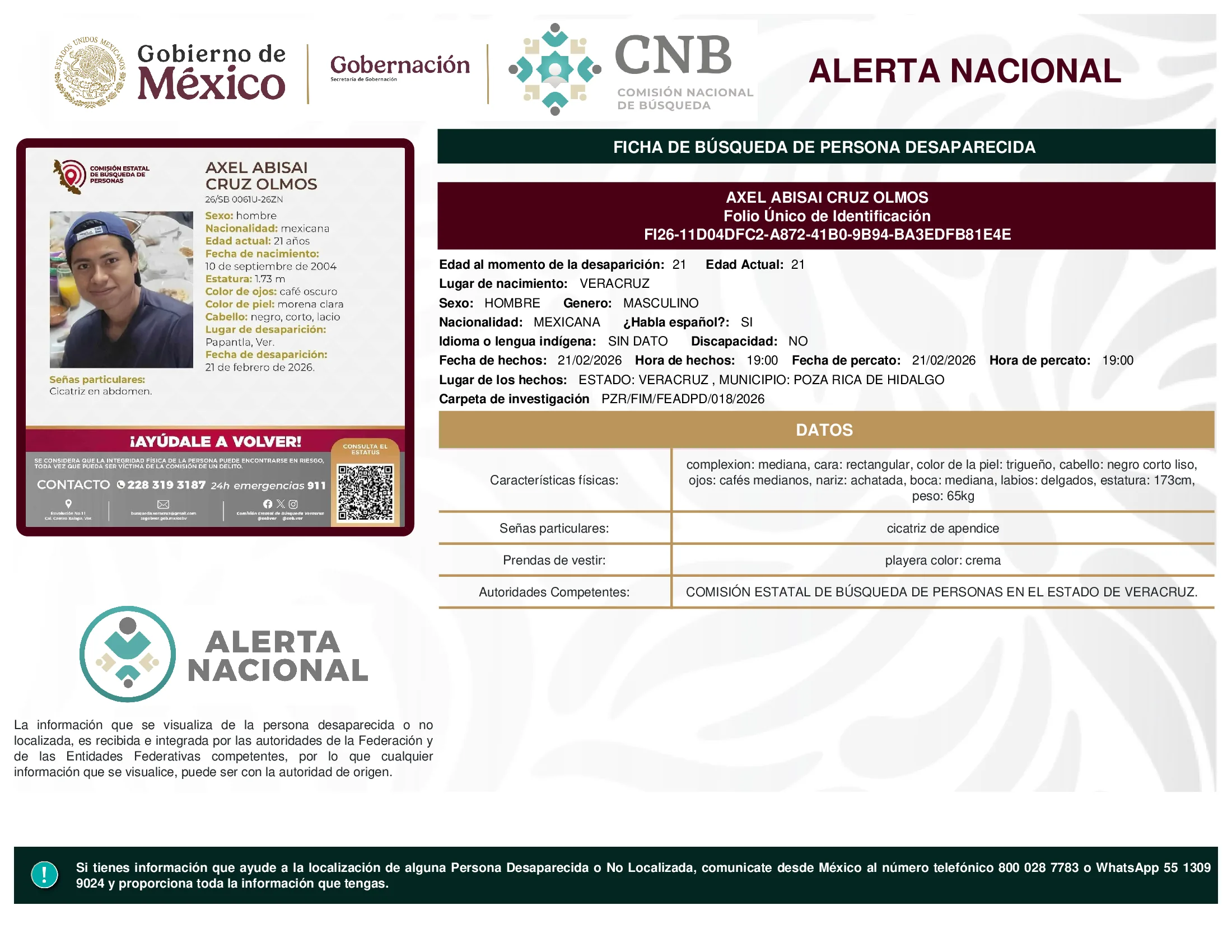 Axel Abisai Cruz Olmos