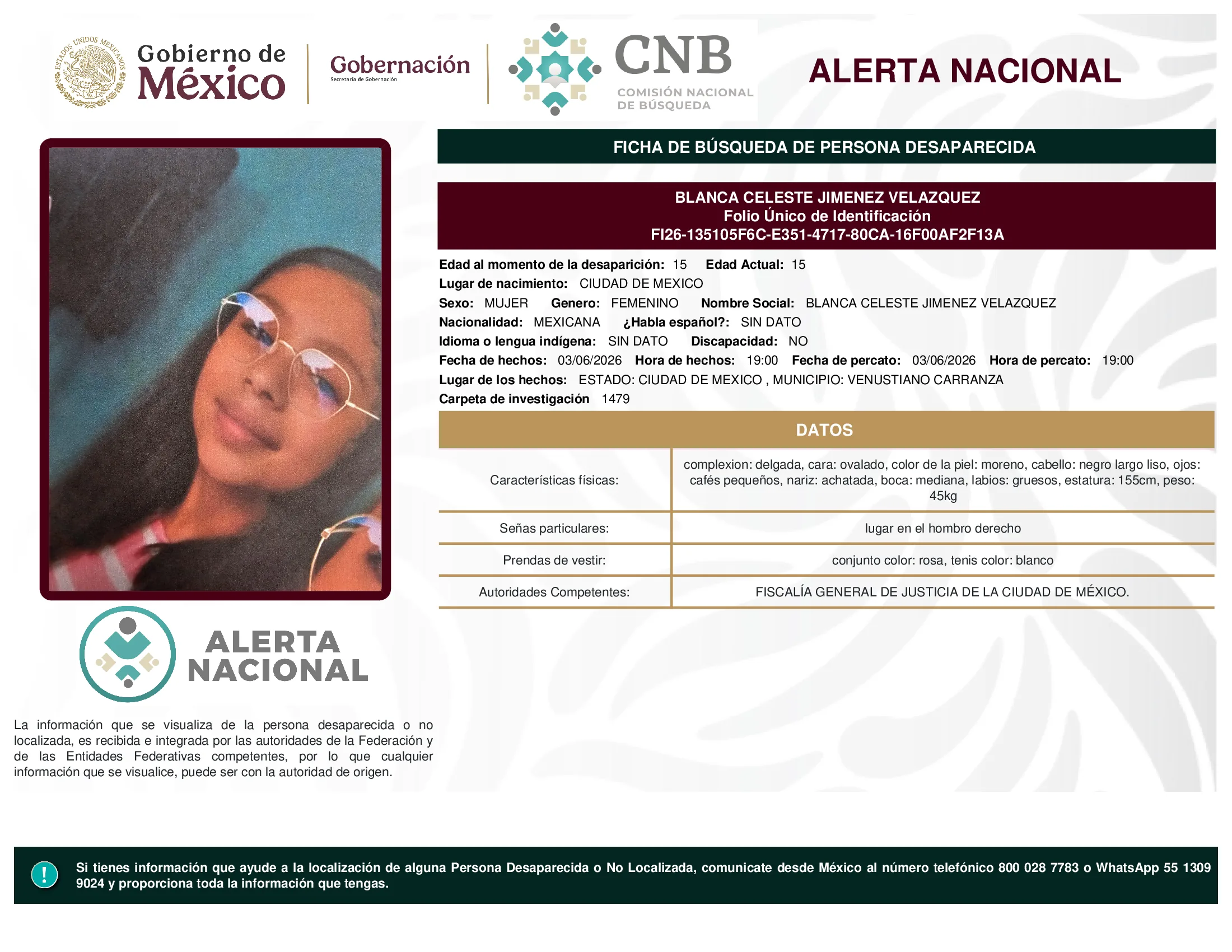 Blanca Celeste Jimenez Velazquez