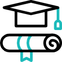 graduation hat diploma