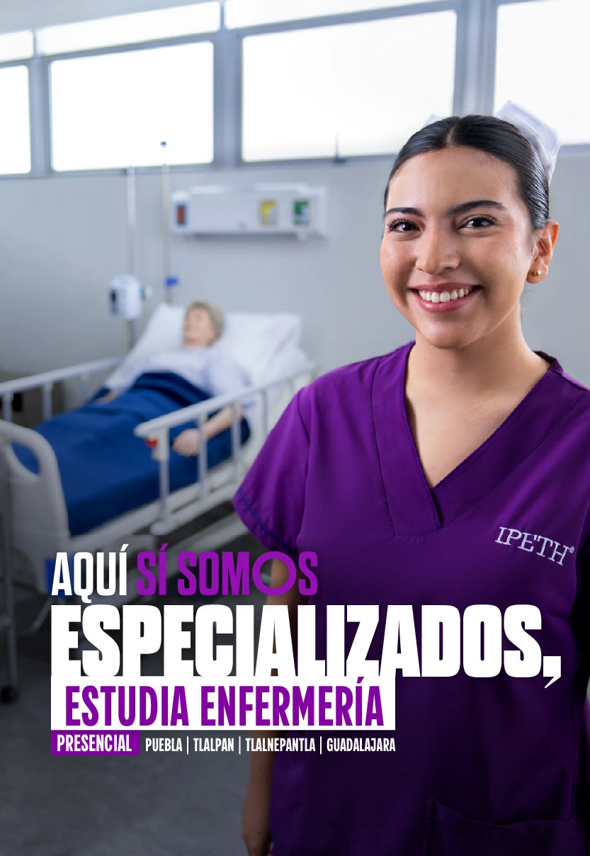 aquí sí somos especializados, estudia enfermería presencial en puebla, tlalpan, tlalnepantla y guadalajara