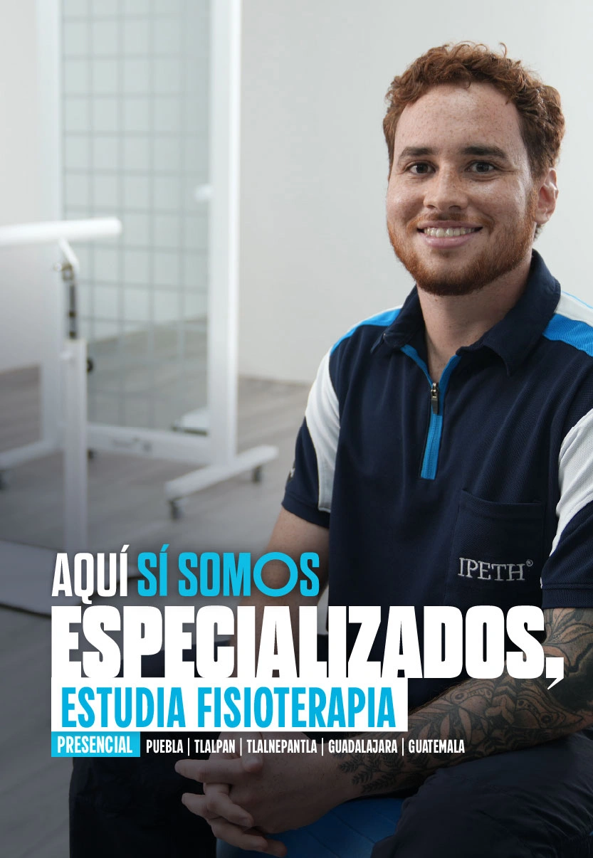 aquí sí somos especializados, estudia fisioterapia presencial en puebla, tlalpan, tlalnepantla, guadalajara y guatemala