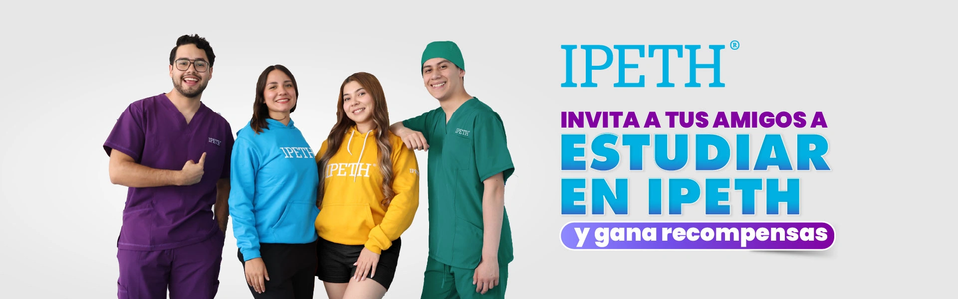 banners invita a estudiar en ipeth escrtitorio