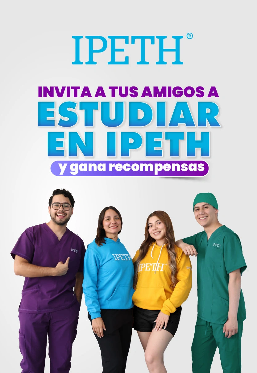 invita a tus amigos a estudiar en ipeth y gana recompensas